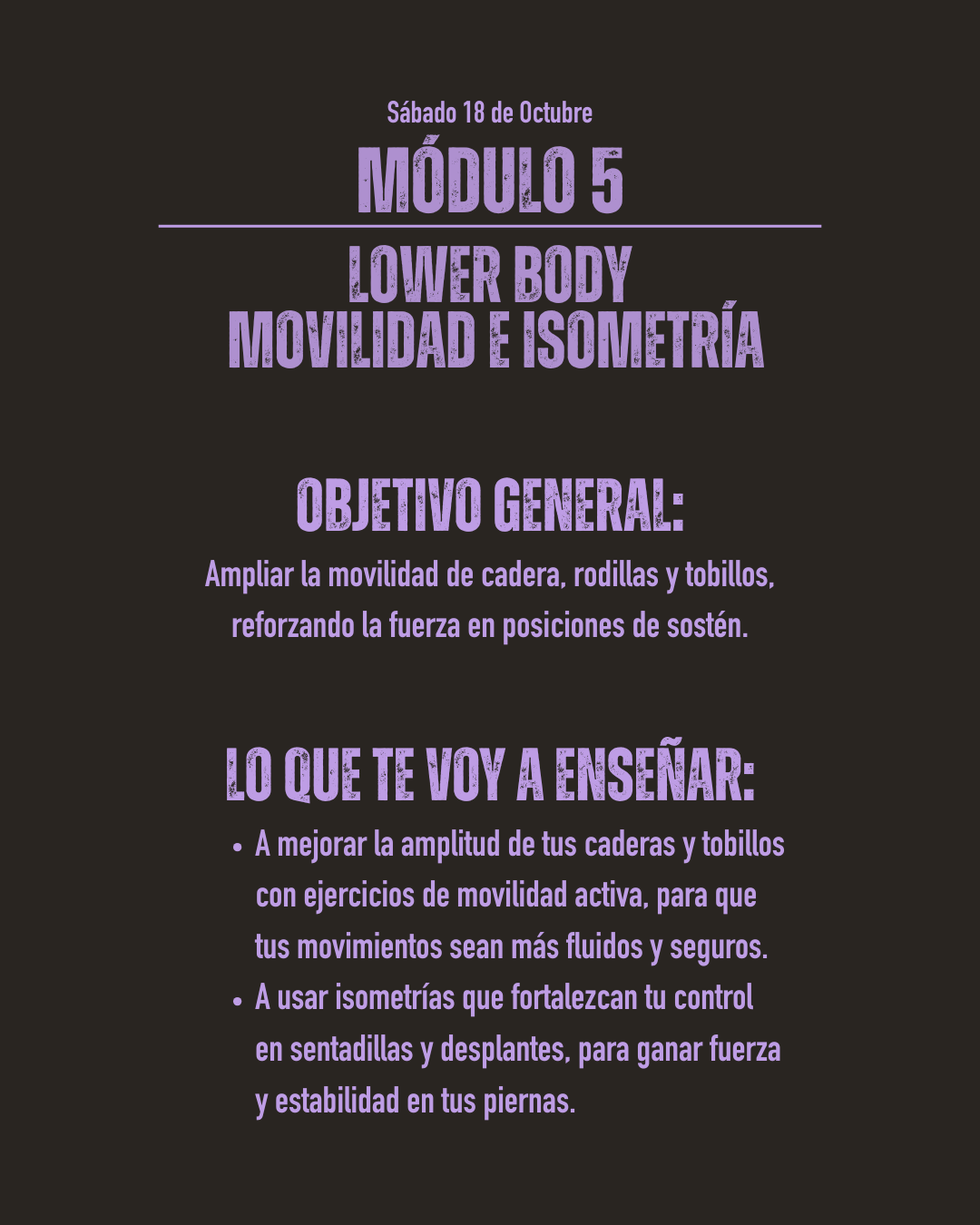 INSENSIVO MOVILIDAD Y FUERZA CONTROLADA CDMX