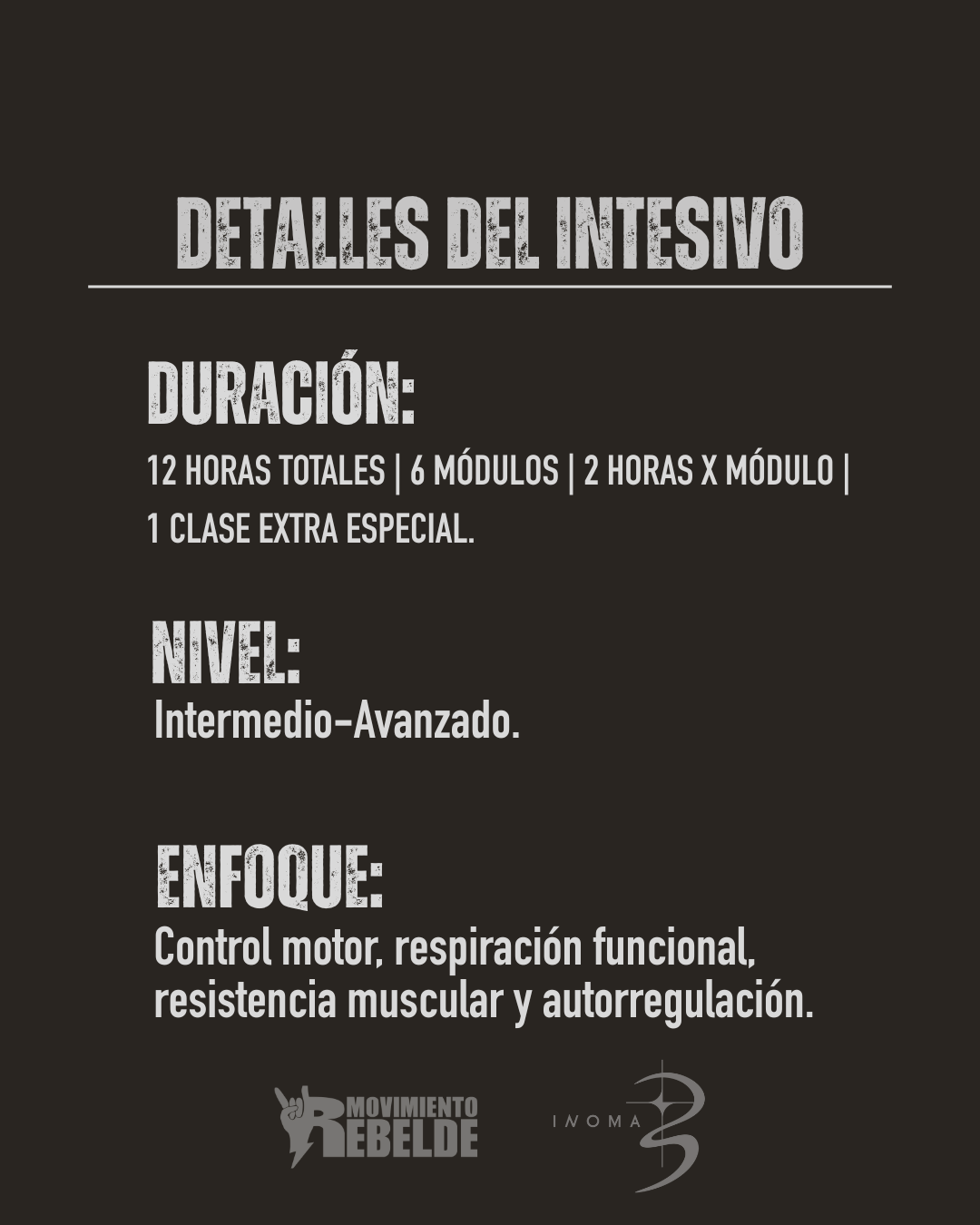 INTENSIVO MOVILIDAD Y RESISTENCIA MUSCULAR CDMX